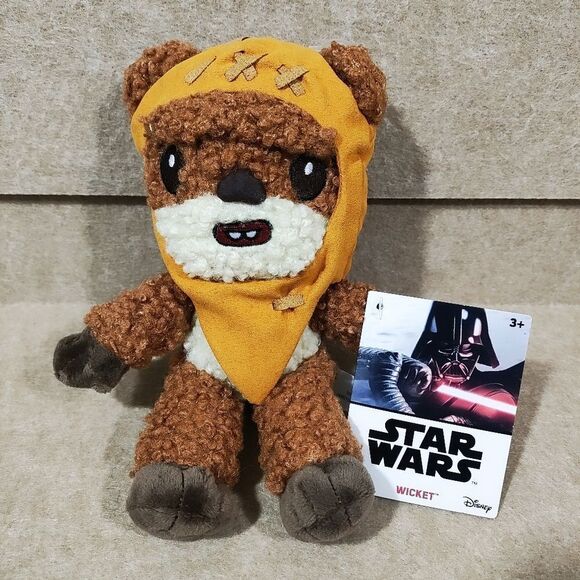 Star Wars 8 Inch Wicket Ewok Plush Stuffed Toy Mattel - Picture 1 of 2